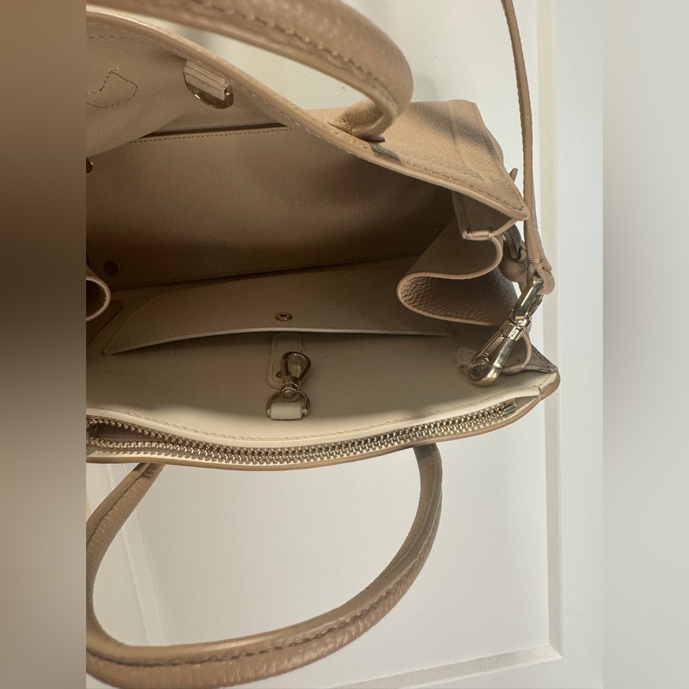 NWT Kate Spade Knott medium satchel in tan *updated pics* - Picture 7 of 14